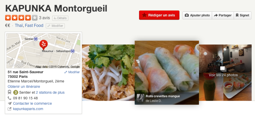 Kapunka Montorgueil sur Yelp.fr
