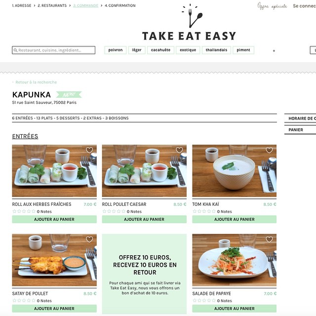 Kapunka Montorgueil dispo sur takeeateasy.fr ! 🍵🍴🚴✅ #kapunkaparis #kapunkamontorgueil #surprise #takeeateasy #takeeateasyfrance #thaifood #food #instafood #love #thai #healthy #noglu #glutenfree #foodporn #padthai