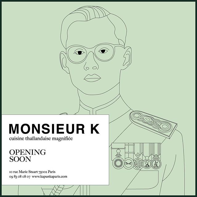 J-1 | Ouverture de MONSIEUR K ! #monsieurk #openingsoon #thai #thaifood #restaurant #paris #newplace #bistronomy #france